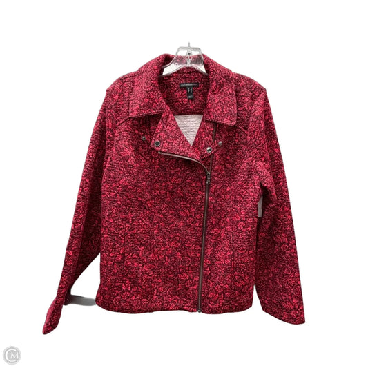 Jacket Other By Isaac Mizrahi Live Qvc In Red, Size: L