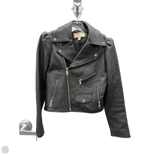 Jacket Designer By Michael Kors In Black, Size: Xs
