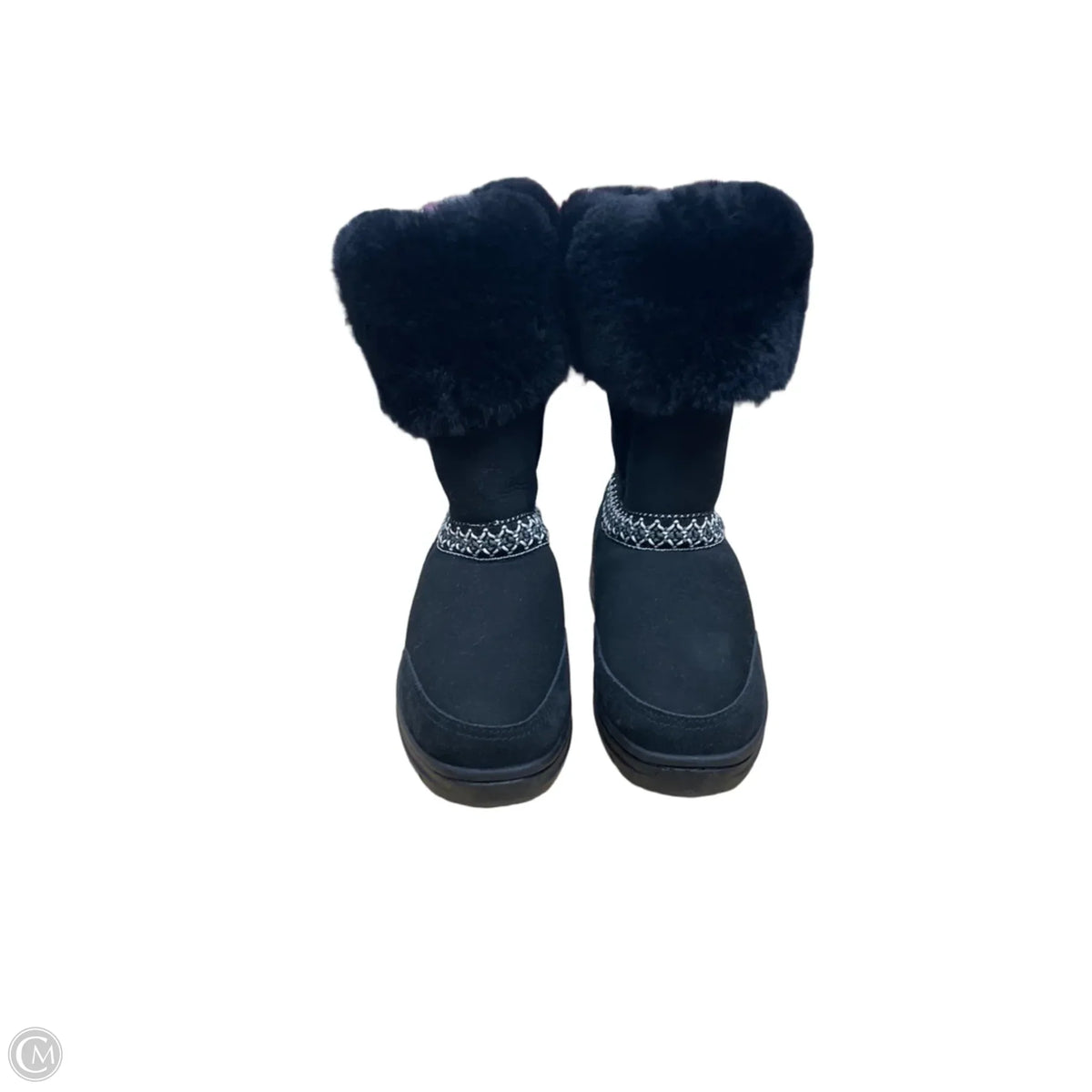 Boots Designer By Ugg In Black & Grey, Size: 7