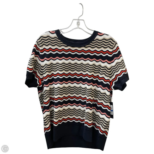 Sweater Short Sleeve By Tommy Hilfiger In Multi-colored, Size: Xl