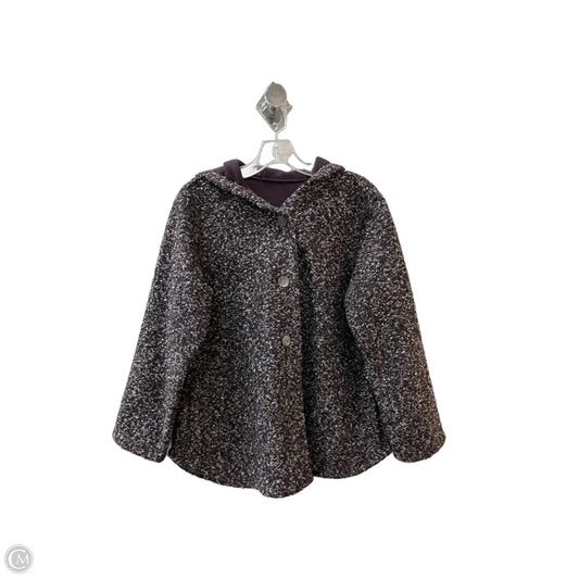 Jacket Faux Fur & Sherpa By Pure Jill In Purple & White, Size: Sp