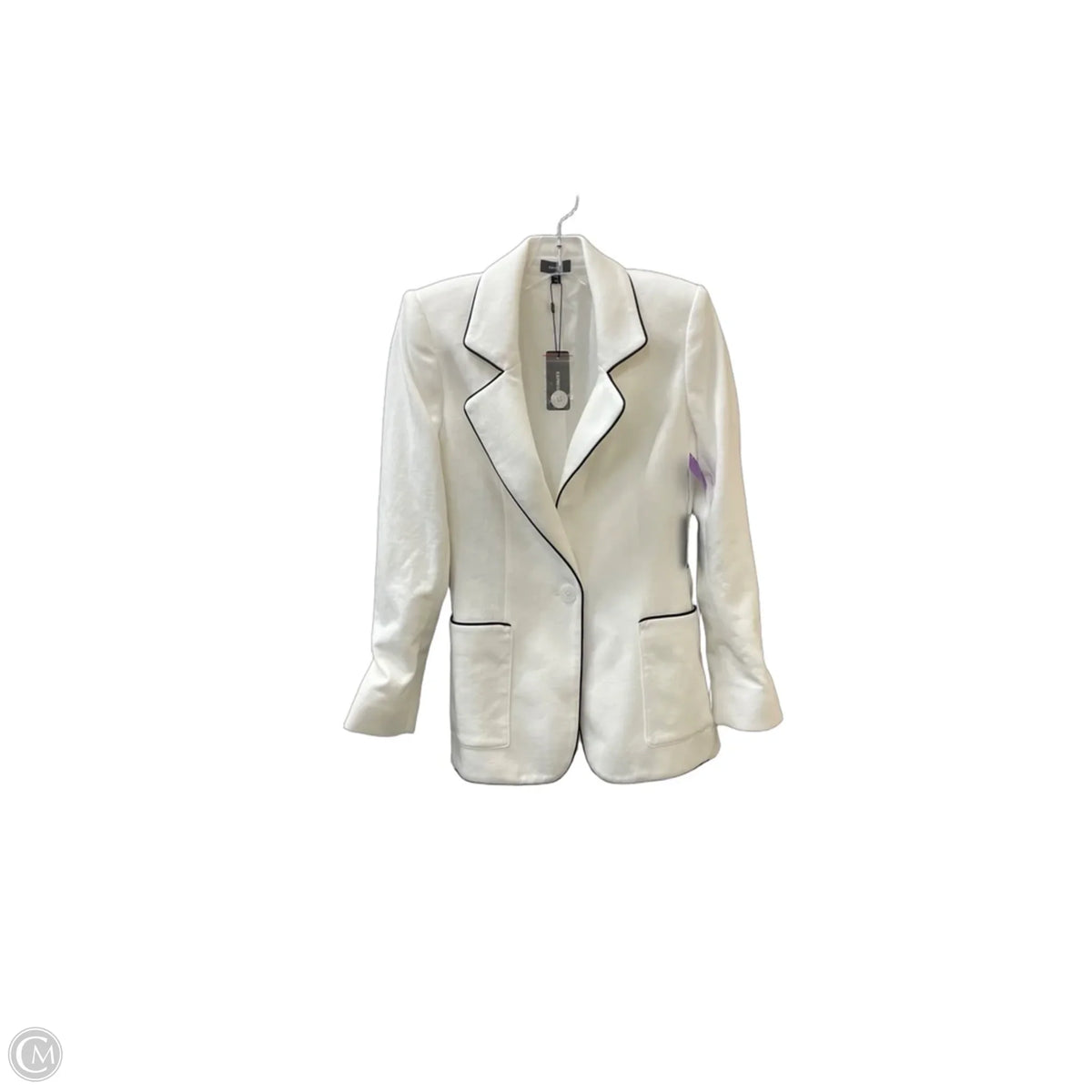 Blazer By Express In Black & White, Size: Xs