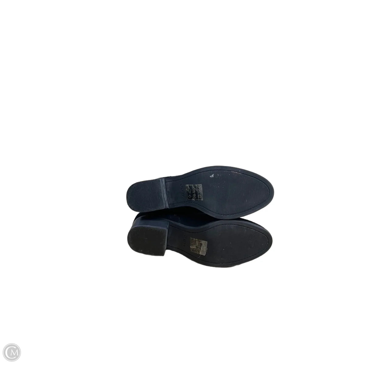 Boots Ankle Heels By Aldo In Black, Size: 8