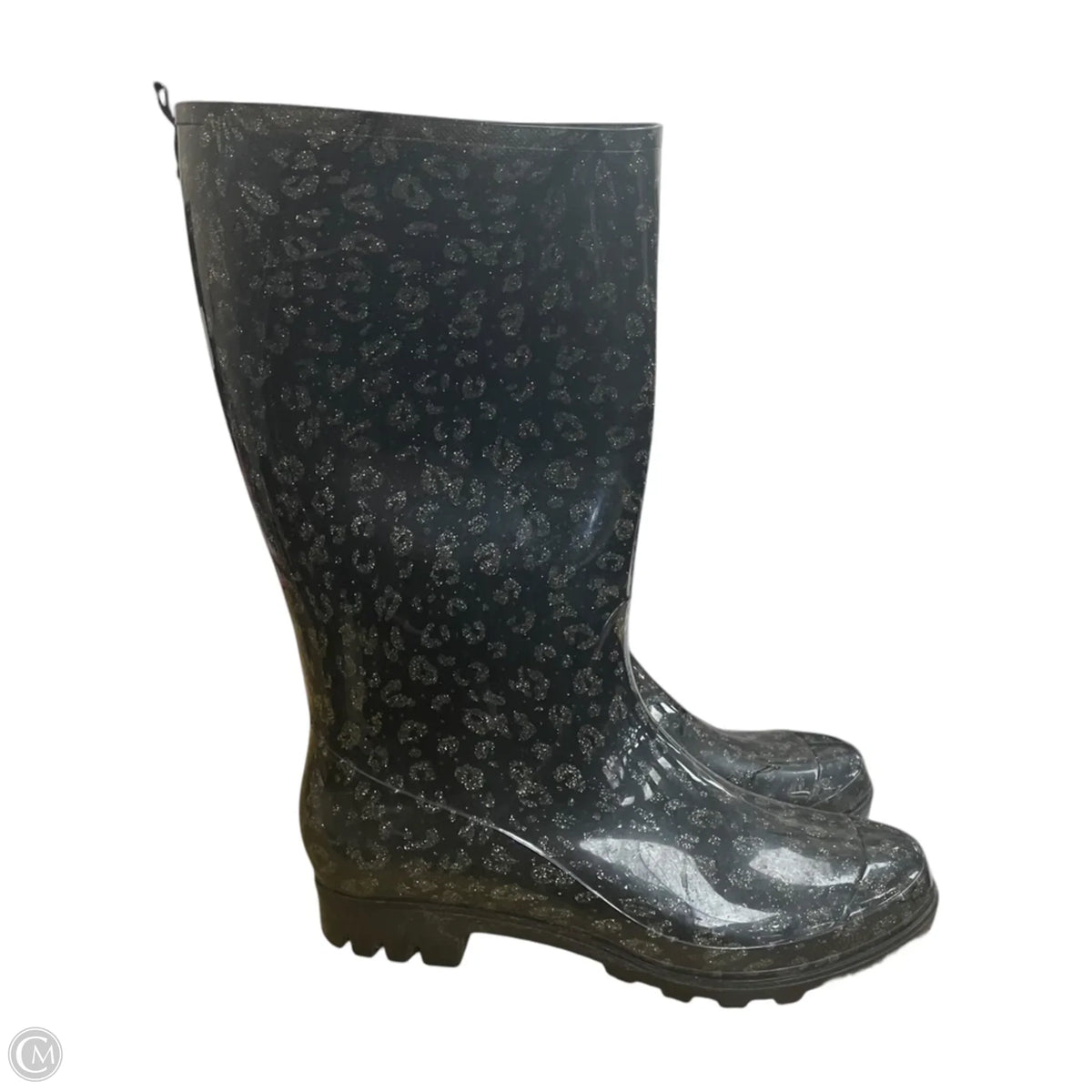 Boots Rain By Capelli In Animal Print, Size: 10