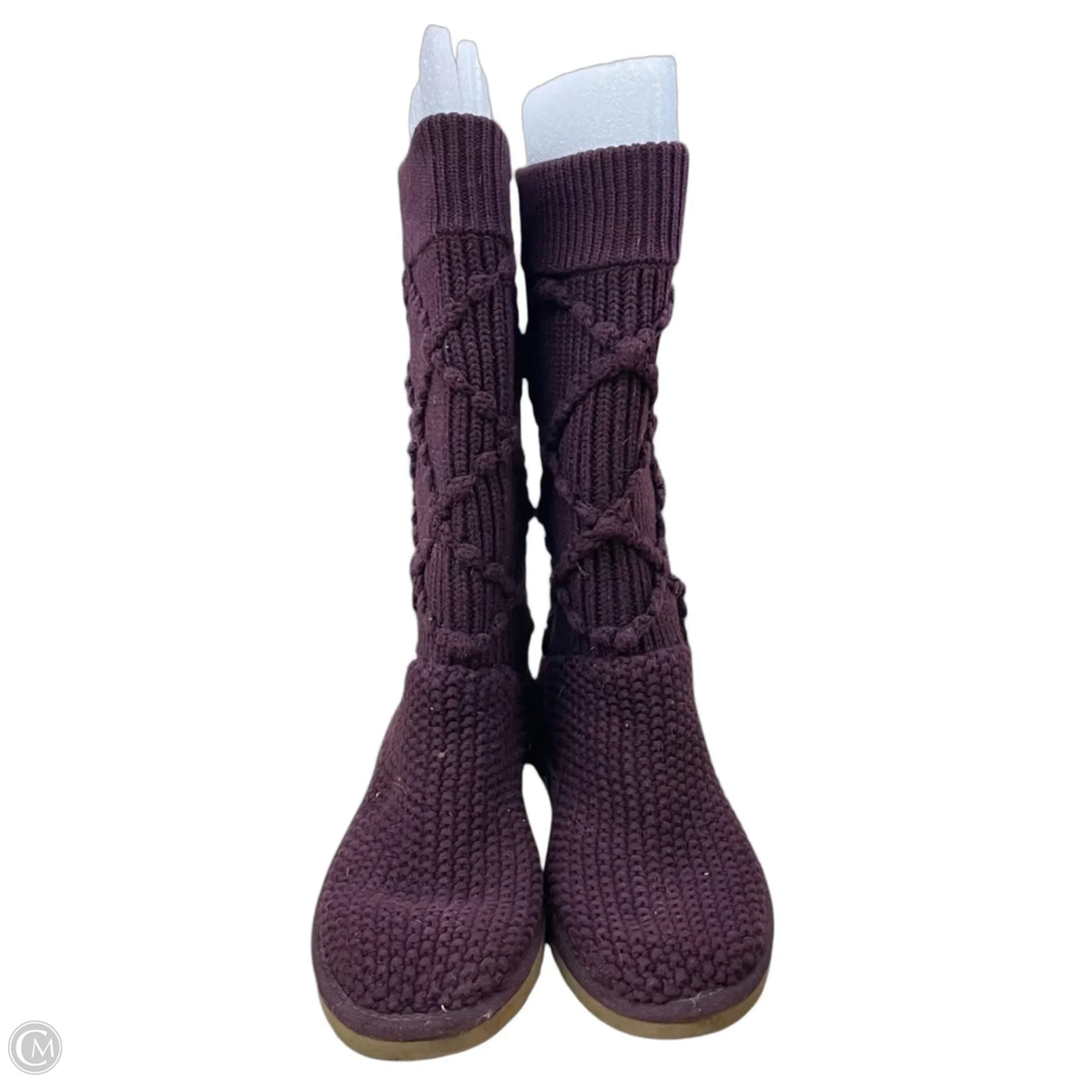 Boots Designer By Ugg In Purple, Size: 8