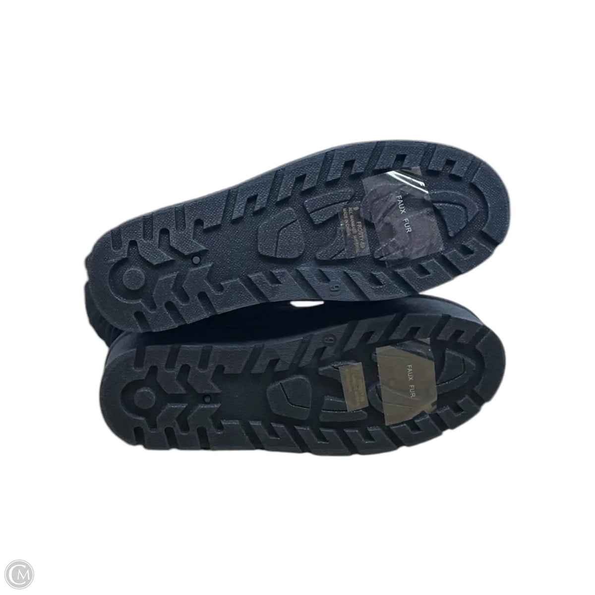 Boots Ankle Flats By Bamboo In Black, Size: 9
