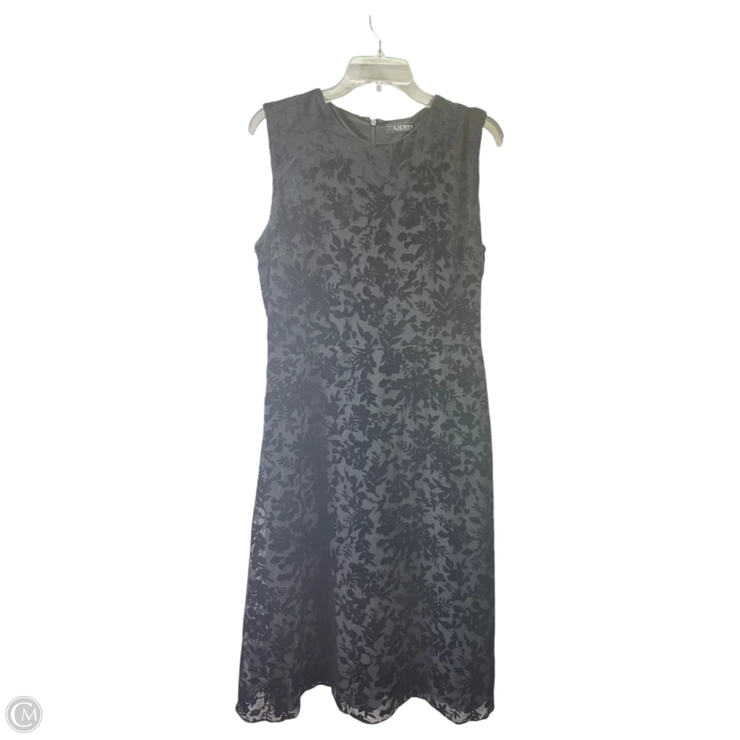 Dress Party Midi By Lauren By Ralph Lauren In Black, Size: 10