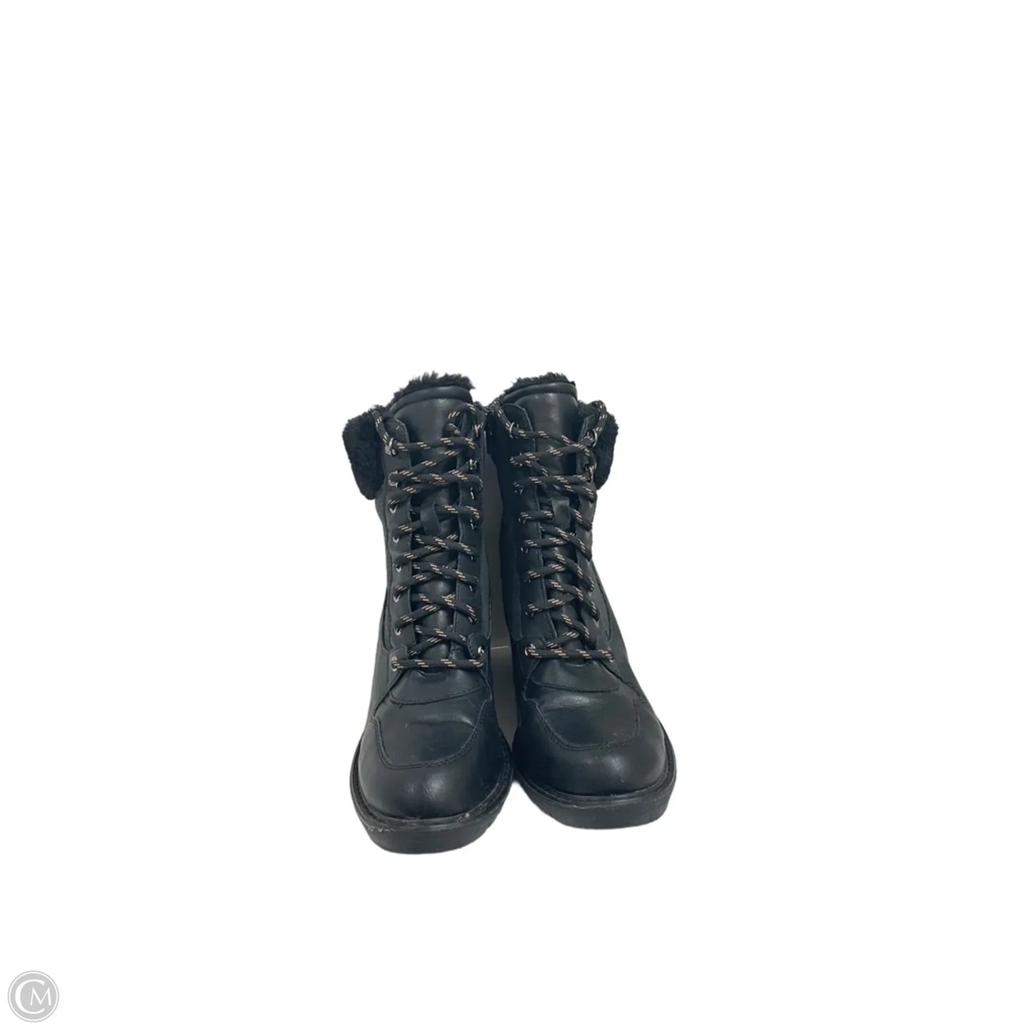 Boots Ankle Heels By Rouge In Brown, Size: 10