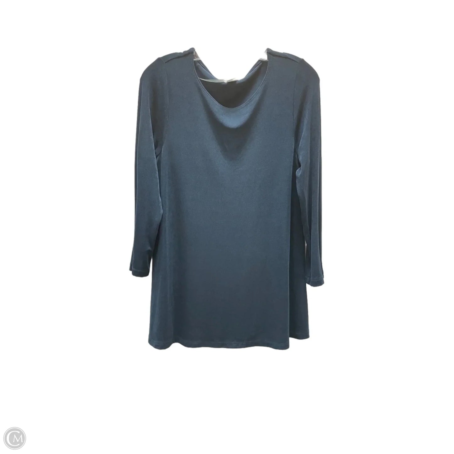 Top Long Sleeve By Chicos In Blue, Size: M
