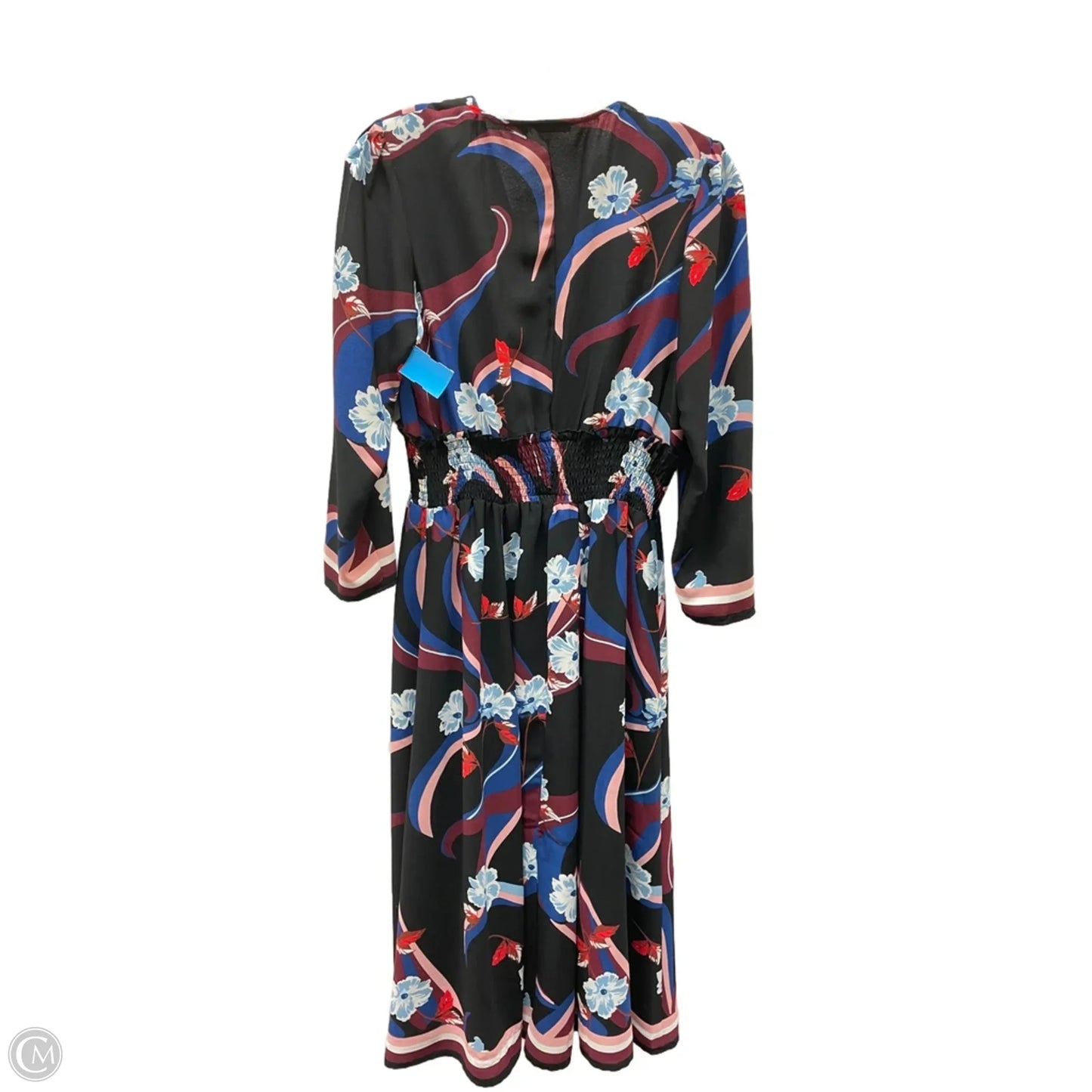 Top Sleeveless By Calvin Klein In Black & Red, Size: M