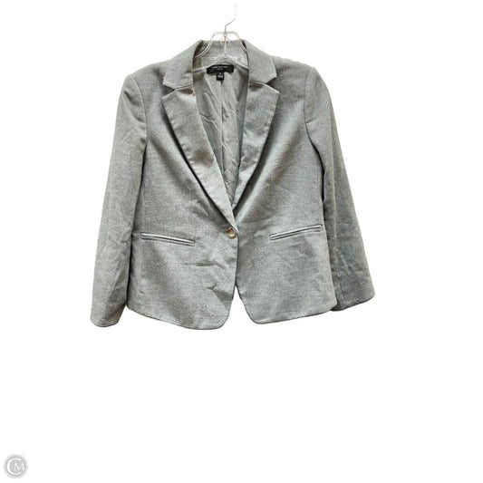 Blazer By Ann Taylor In Grey, Size: 4p