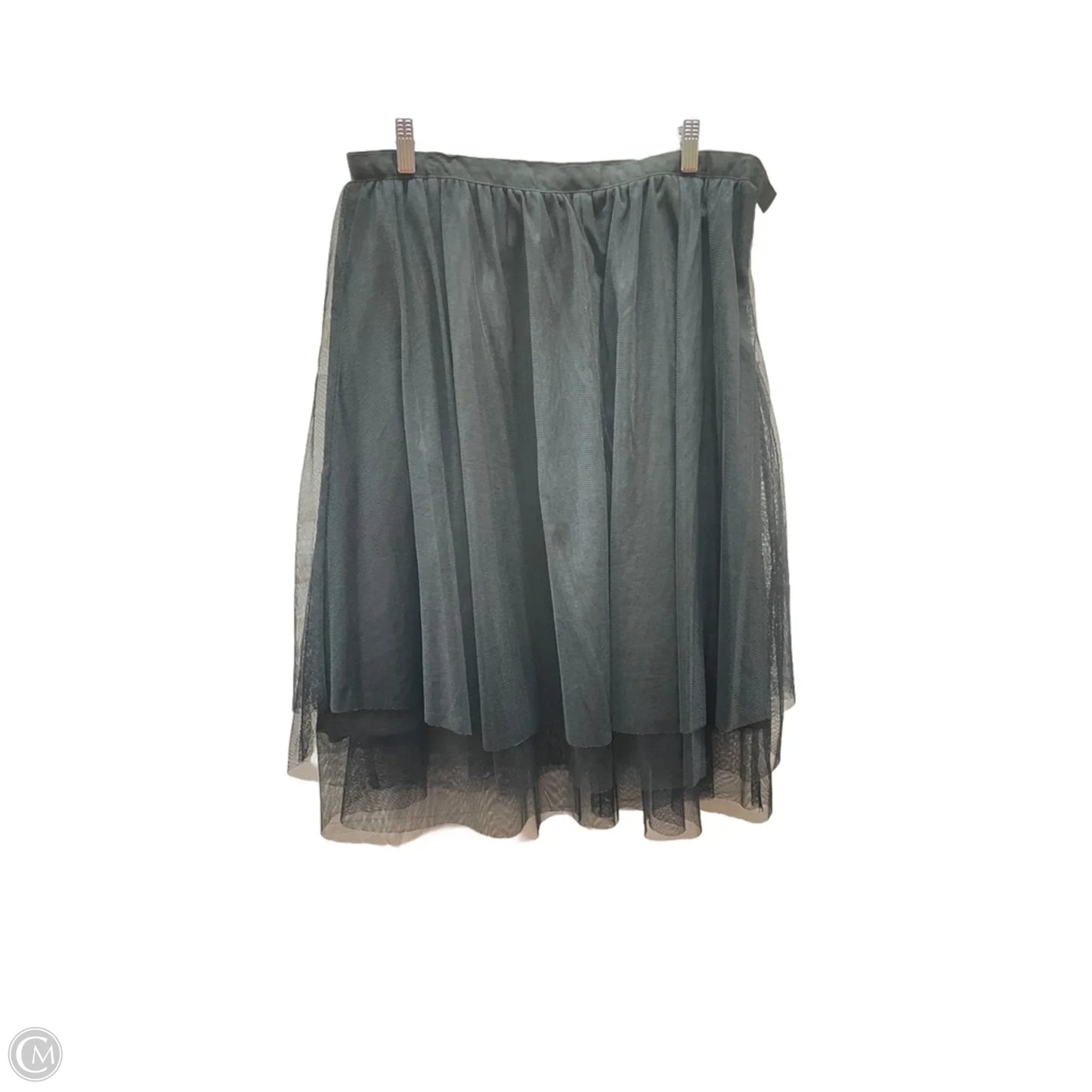 Skirt Maxi By Isaac Mizrahi In Black, Size: L