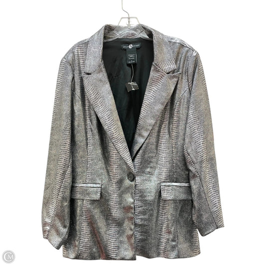 Blazer By Ashley Stewart In Snakeskin Print, Size: 18