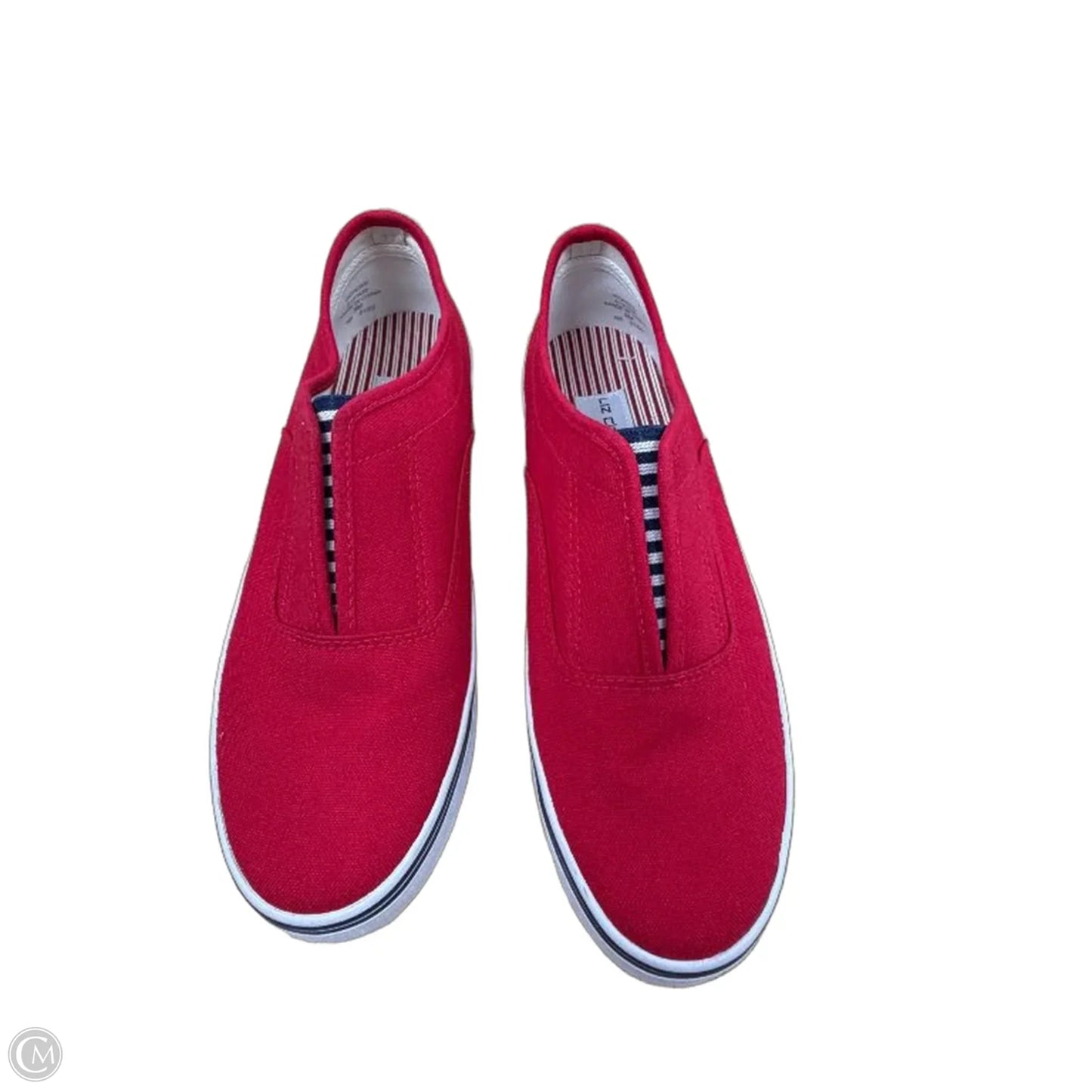 Shoes Heels Platform By Liz Claiborne In Red, Size: 9
