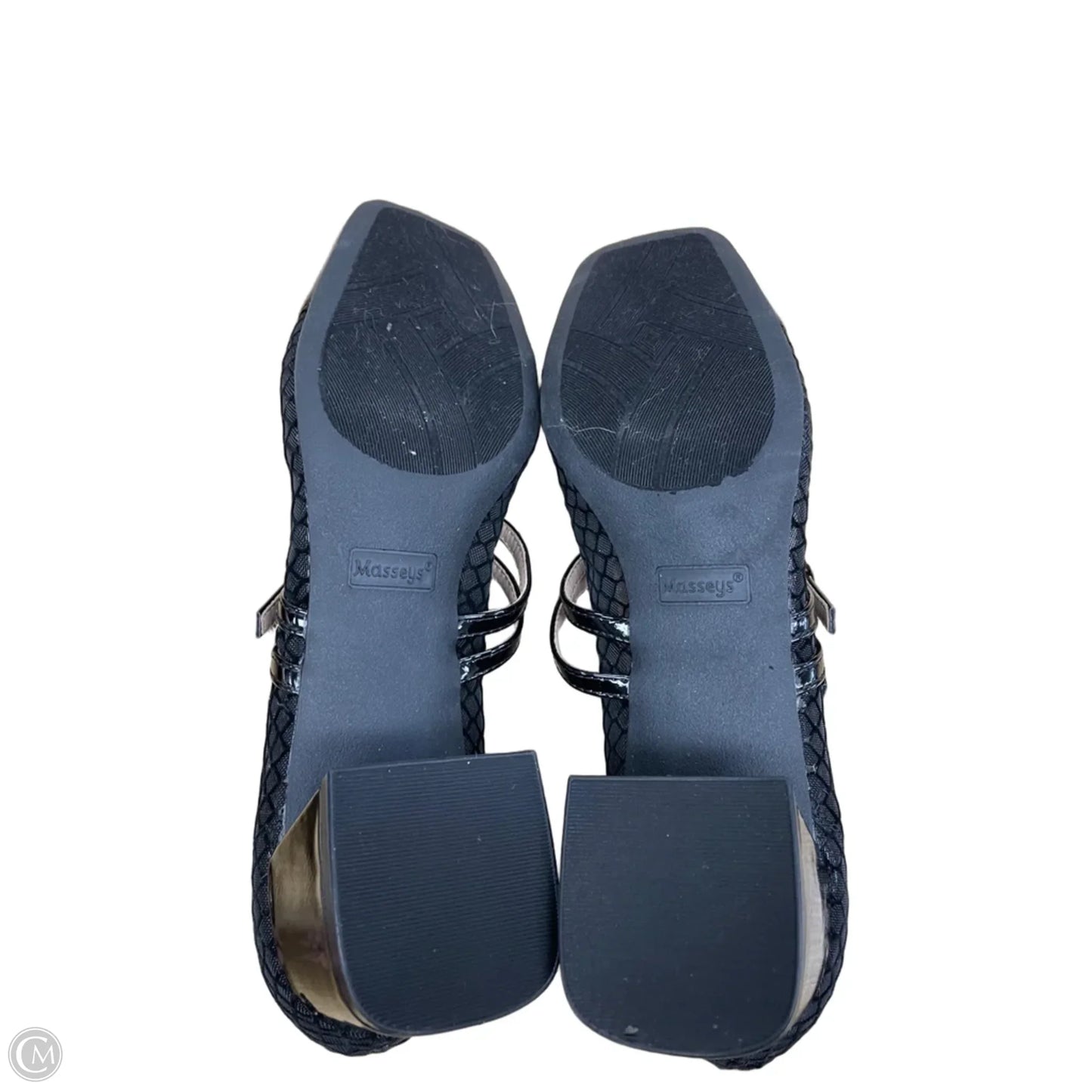 Shoes Heels Block By Masseys In Black, Size: 11