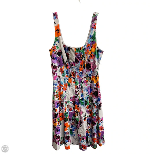 Dress Casual Midi By Nine West In Multi-colored, Size: 14