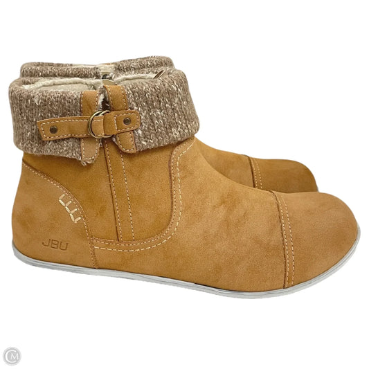 Boots Ankle Flats By Jbu By Jambu In Tan, Size: 10