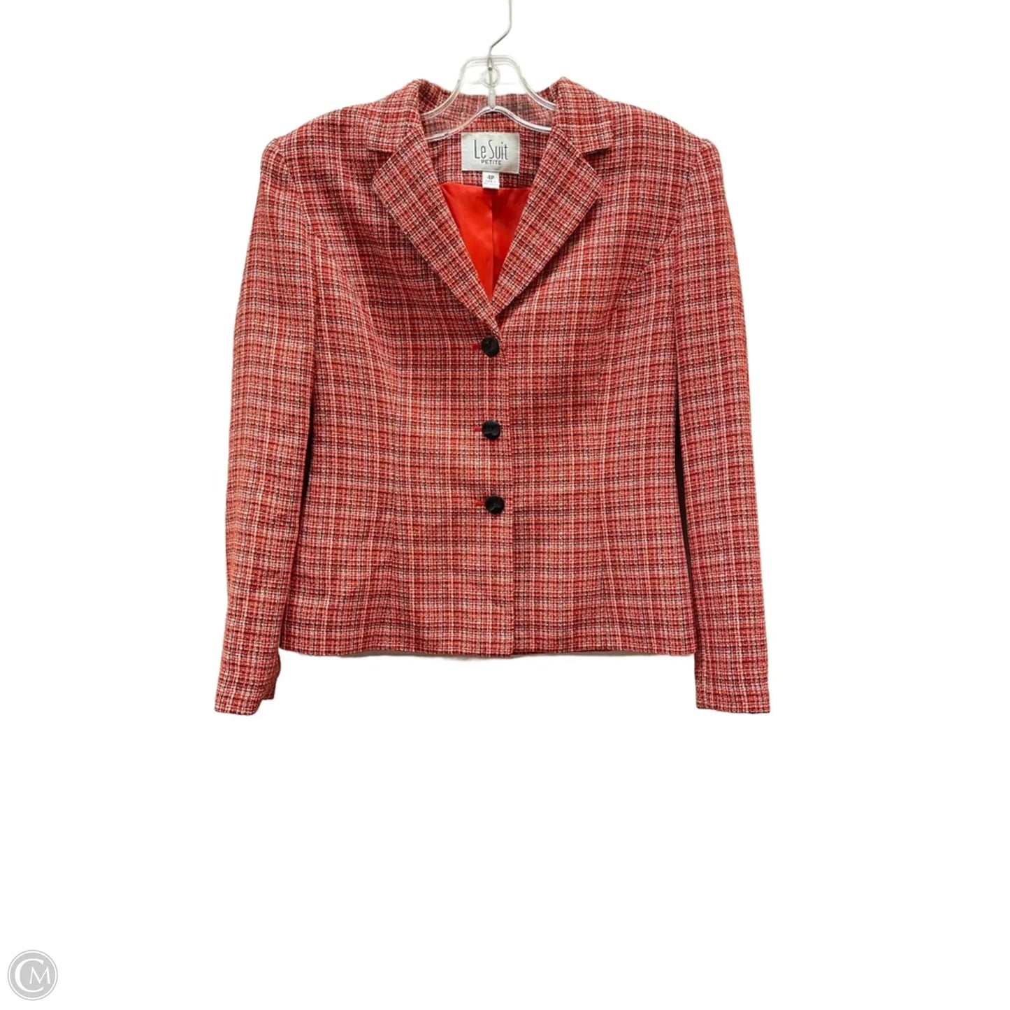 Blazer By Le Suit In Red, Size: Sp