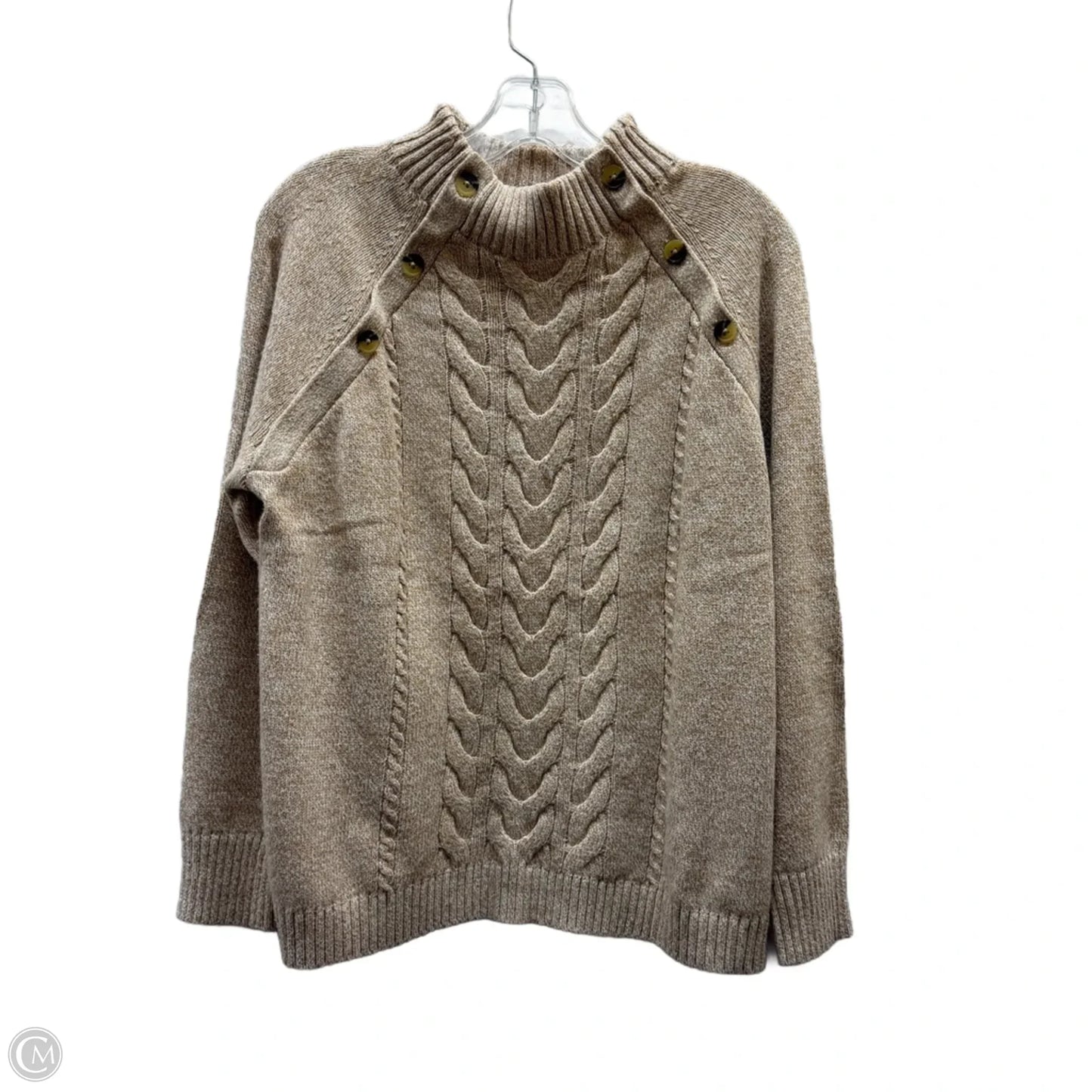 Sweater By Talbots In Beige, Size: L