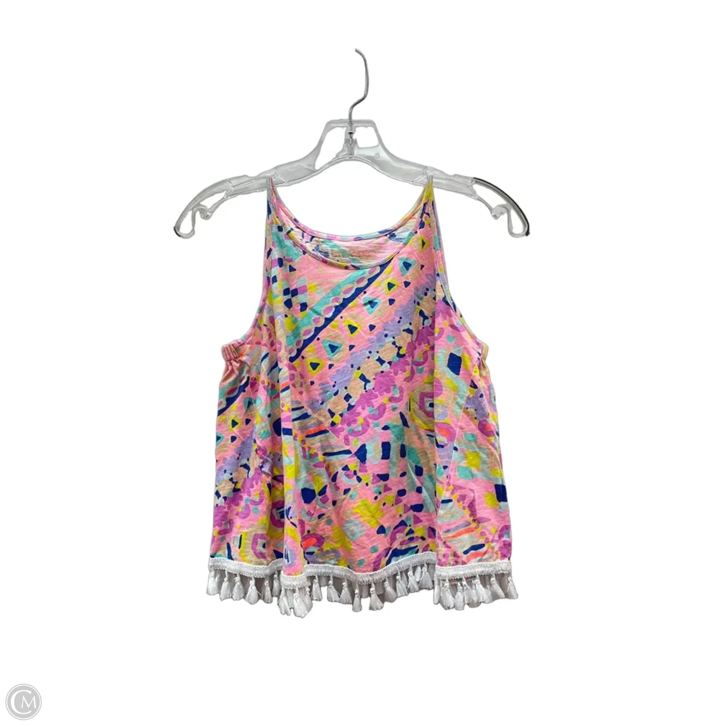 Top Sleeveless Designer By Lilly Pulitzer In Pink, Size: Xs
