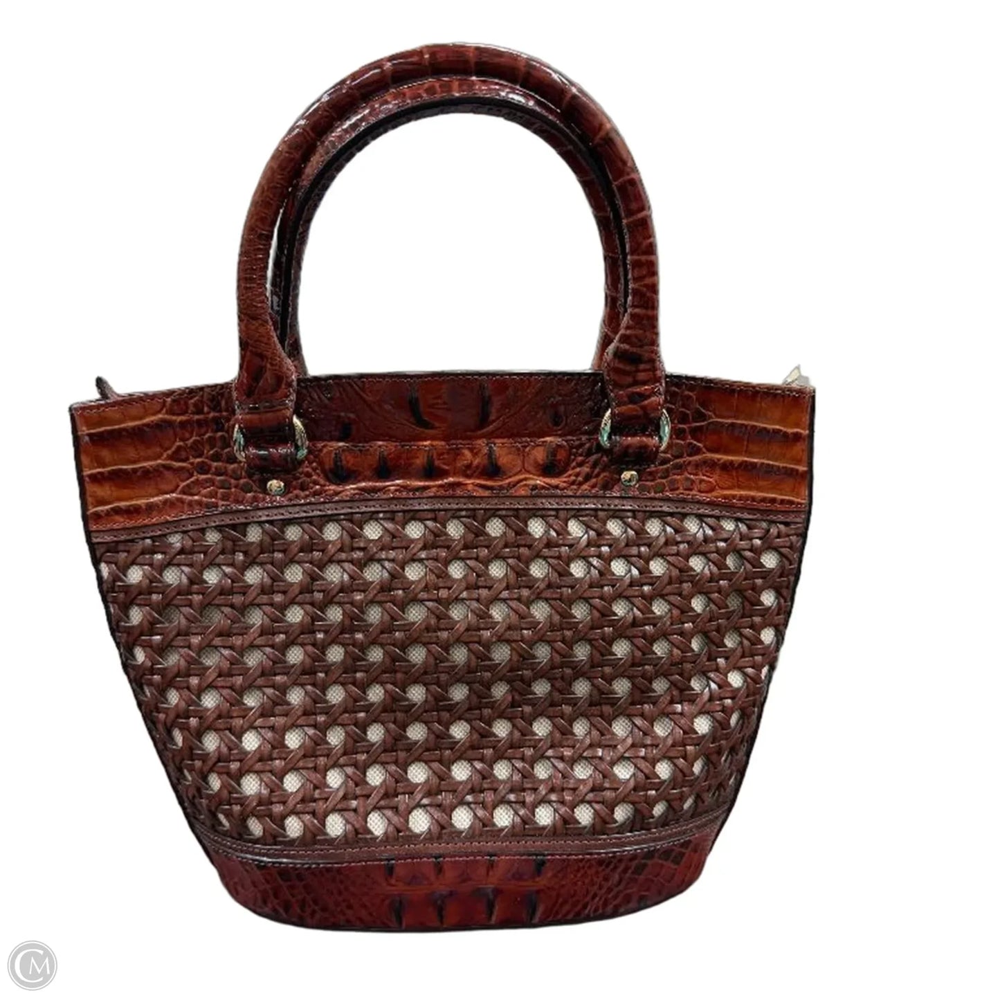 Handbag Designer By Brahmin, Size: Medium