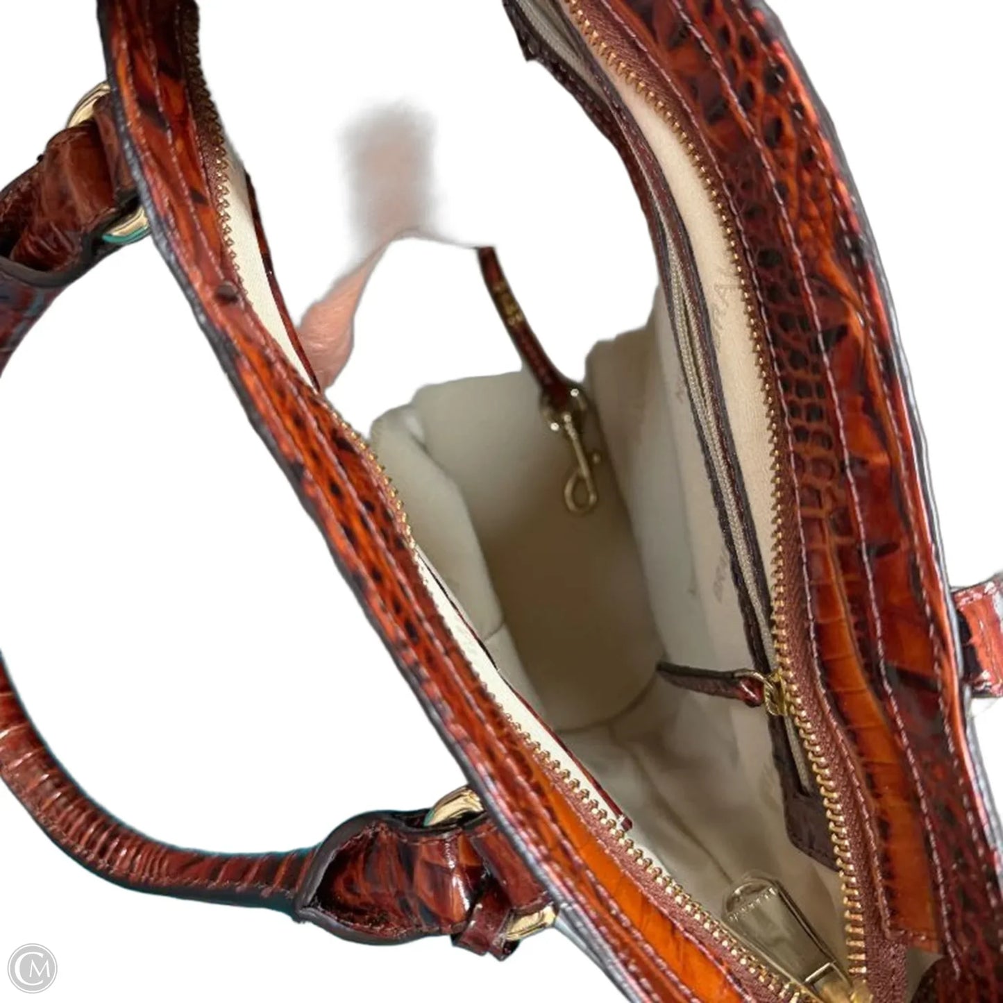 Handbag Designer By Brahmin, Size: Medium