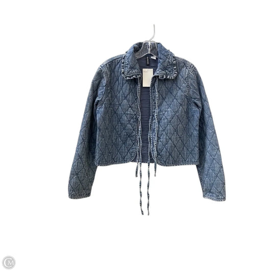 Jacket Denim By Divided In Blue, Size: Xs