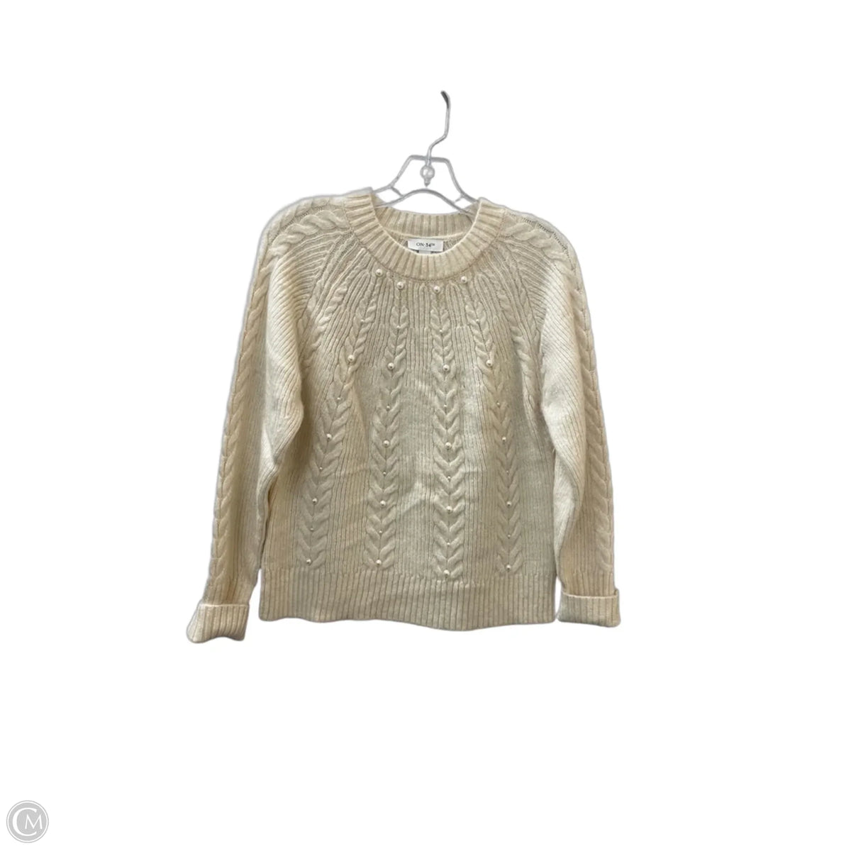 Sweater By On 34th In Cream, Size: Xs