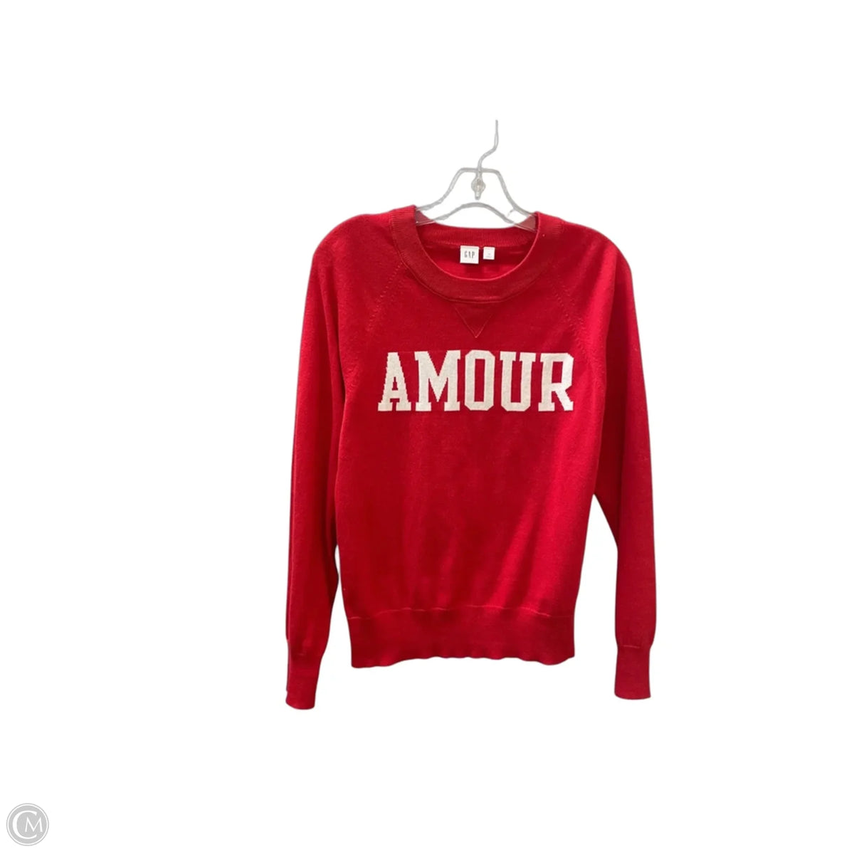 Sweater By Gap In Red, Size: Xs
