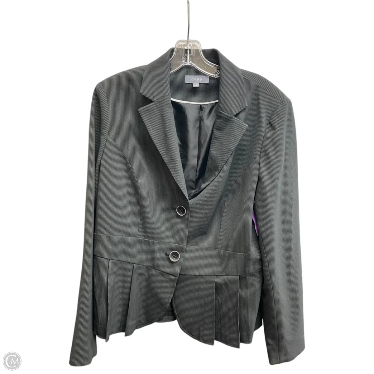 Blazer By Cme In Striped Pattern, Size: L