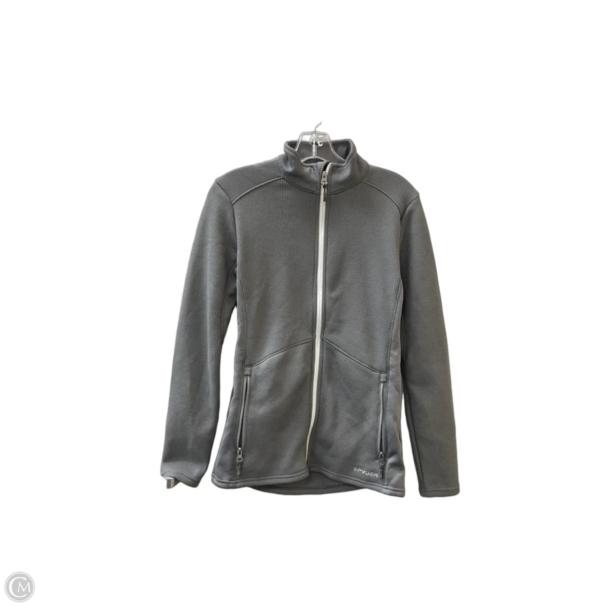 Athletic Jacket By Spyder In Grey, Size: M