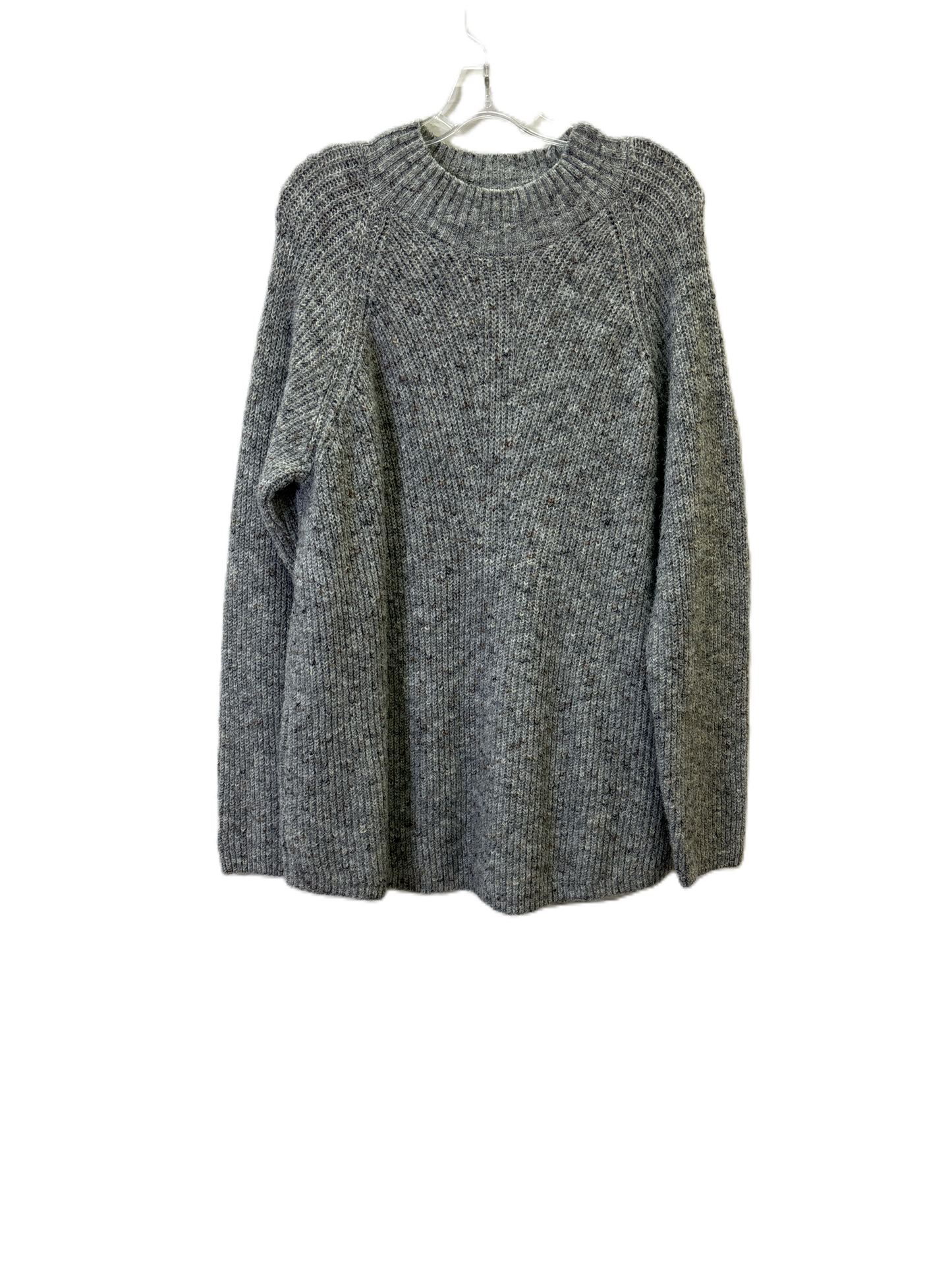 Sweater By Liz Claiborne In Grey, Size: 1x