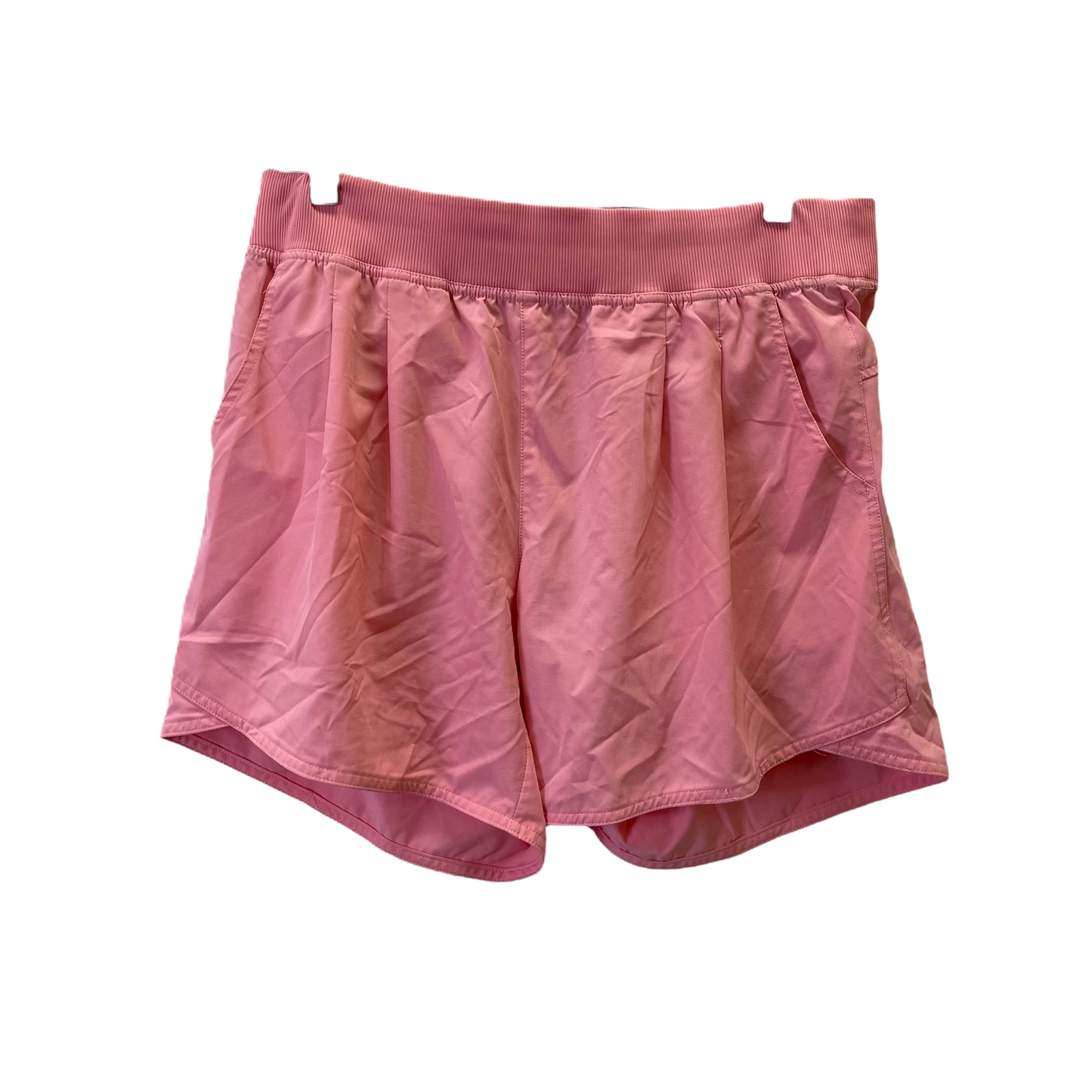 Pink Athletic Shorts By Calvin Klein, Size: L