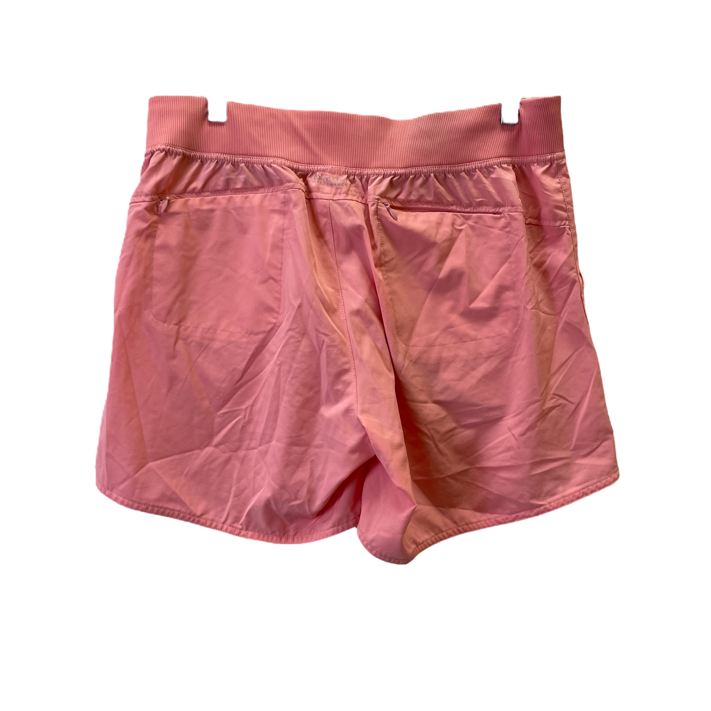 Pink Athletic Shorts By Calvin Klein, Size: L