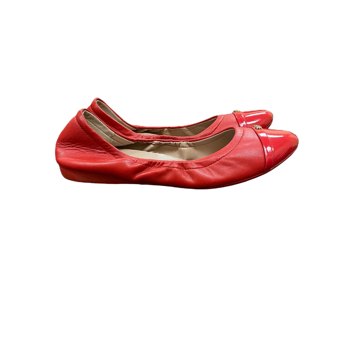 Red Shoes Flats By Cole-haan, Size: 6.5