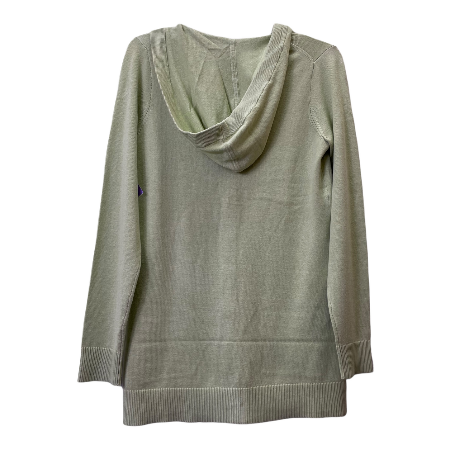 Sweater Cardigan By Per Se In Green, Size: S