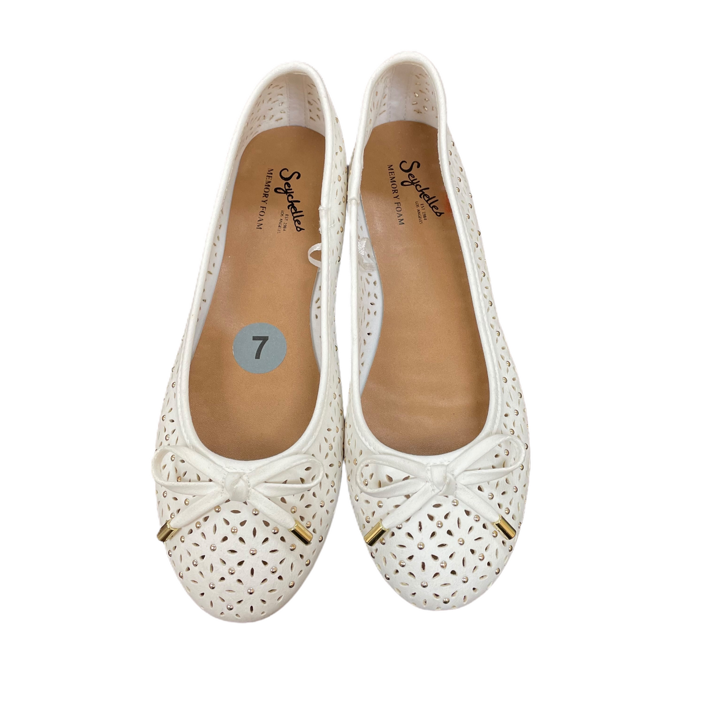 White Shoes Flats By Seychelles, Size: 7