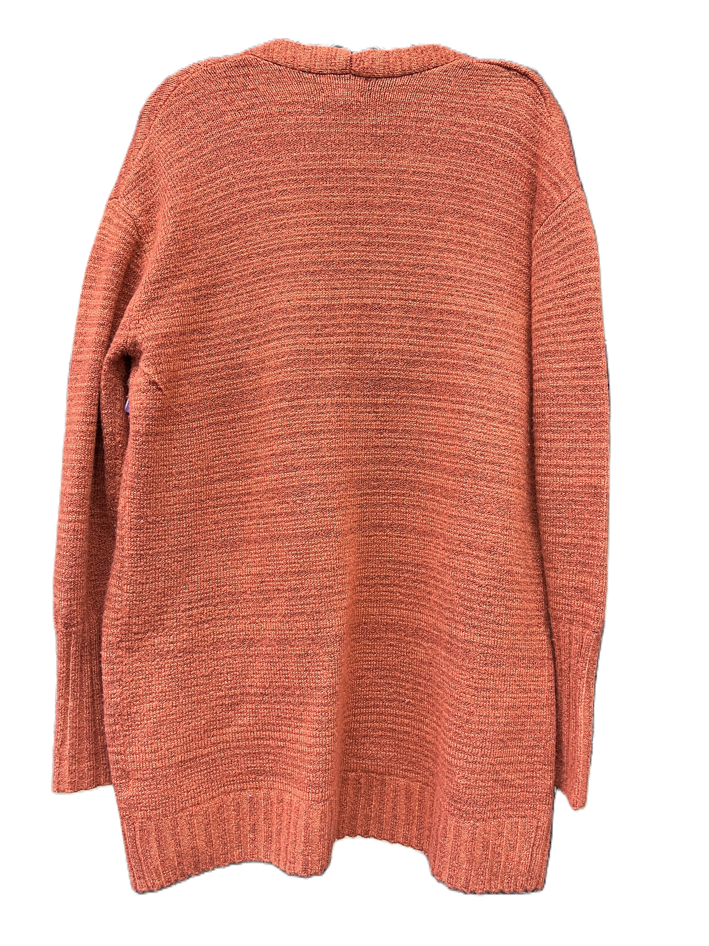 Sweater Cardigan By Caslon In Orange, Size: Xs