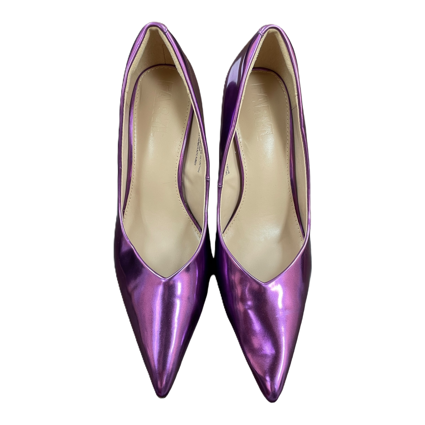Purple Shoes Heels Stiletto By faryl, Size: 9.5