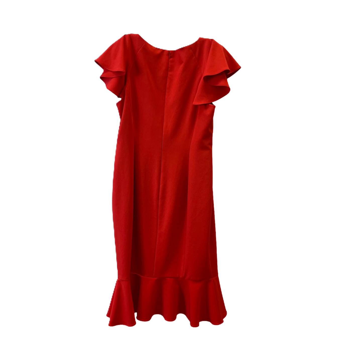 Red Dress Casual Midi By Antonio Melani, Size: L