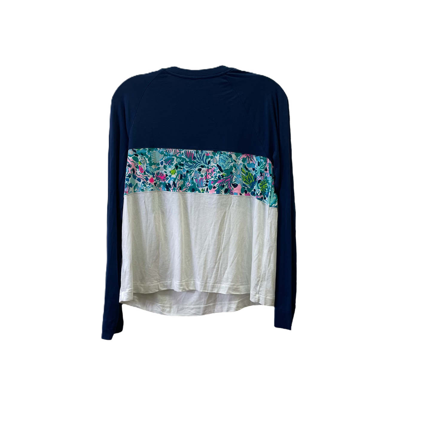 Blue Top Long Sleeve By Lilly Pulitzer, Size: M