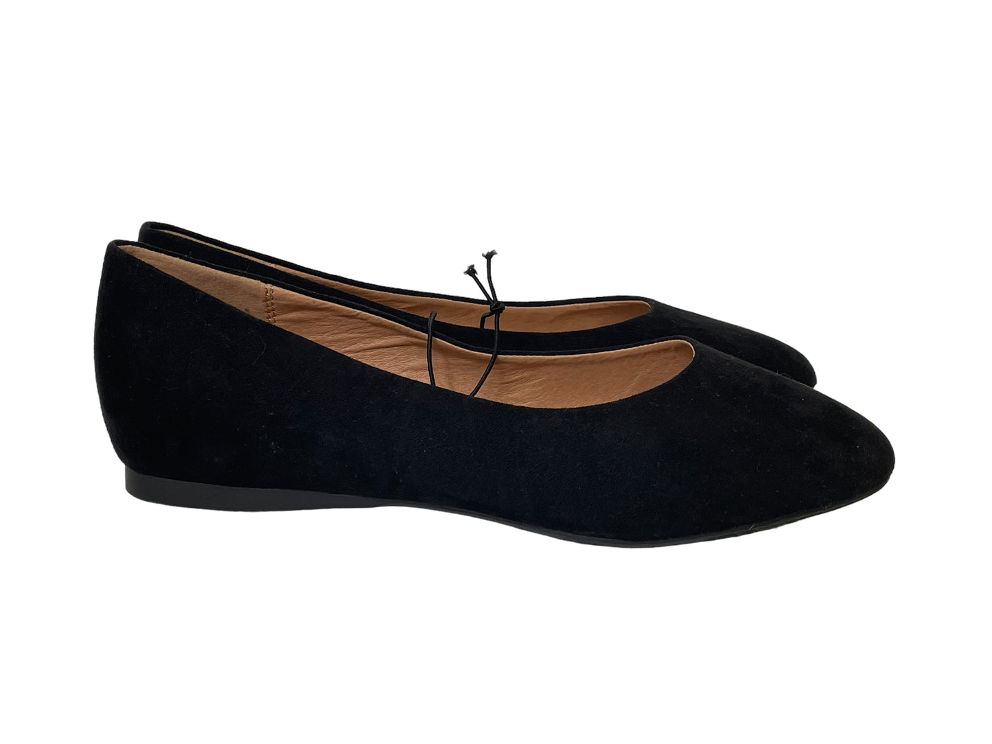 Black Shoes Flats By Lane Bryant, Size: 9