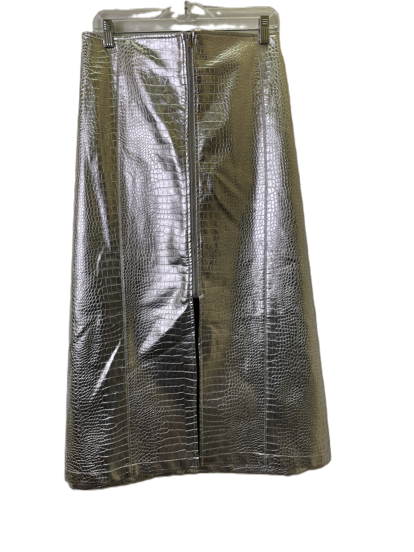 Silver Skirt Maxi By Eloquii, Size: 26