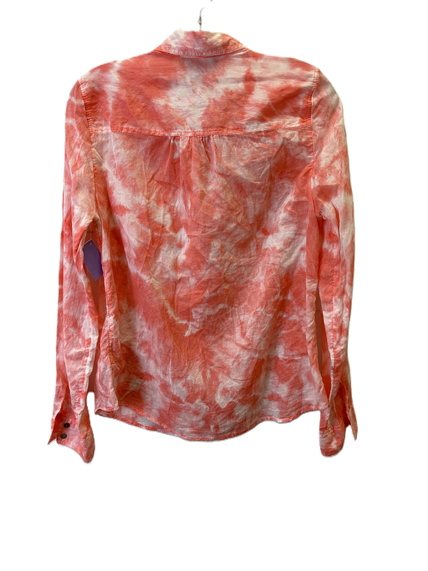 Top Long Sleeve By Express In Coral, Size: S