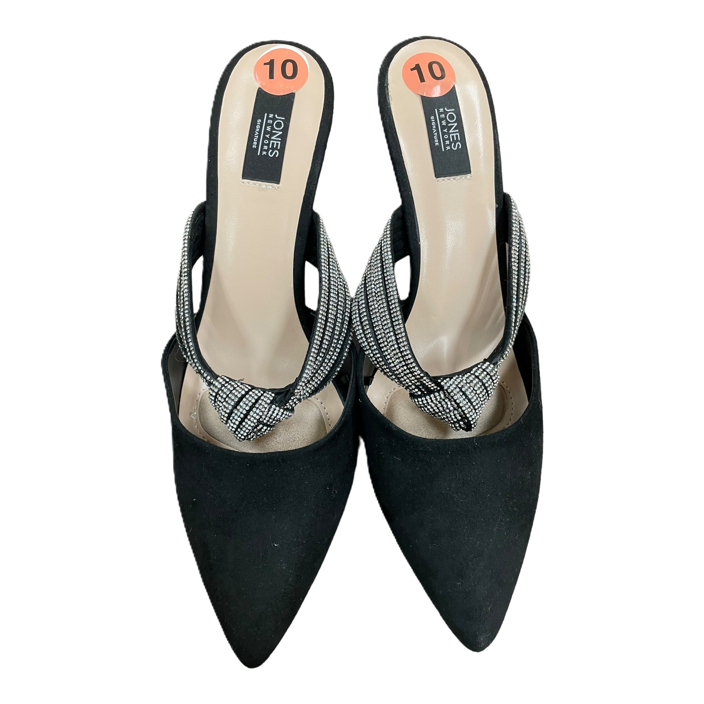 Black Shoes Heels Stiletto By Jones New York, Size: 10