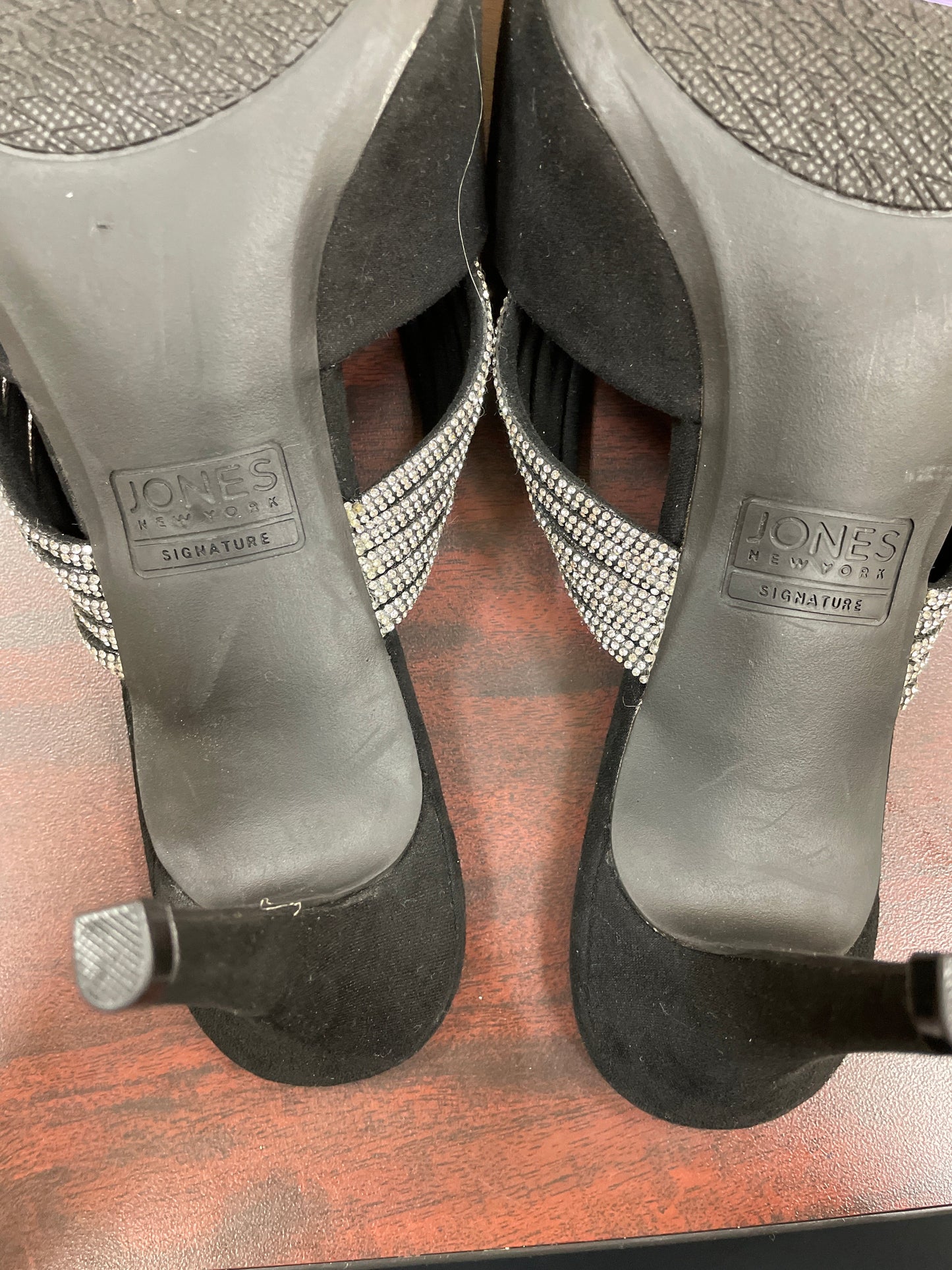 Black Shoes Heels Stiletto By Jones New York, Size: 10