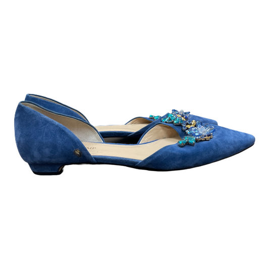 Blue Shoes Flats By Ivanka Trump, Size: 11