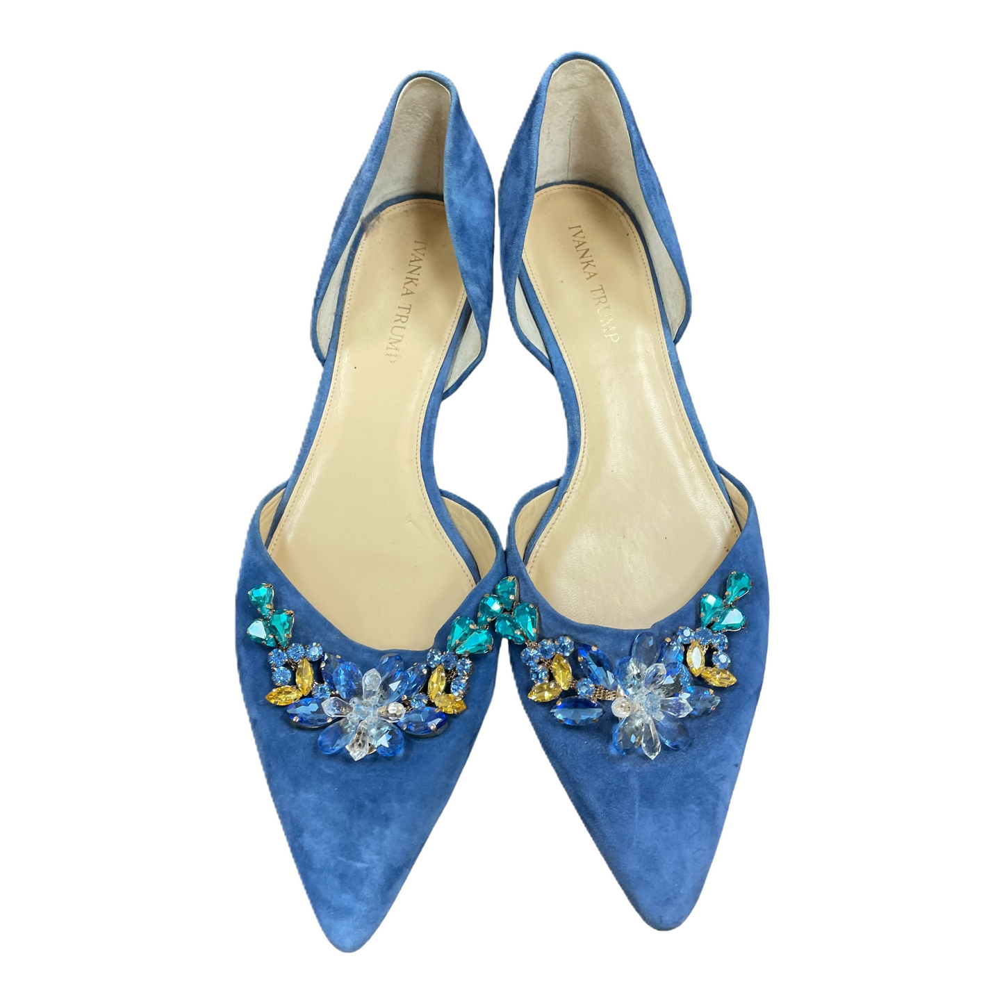 Blue Shoes Flats By Ivanka Trump, Size: 11