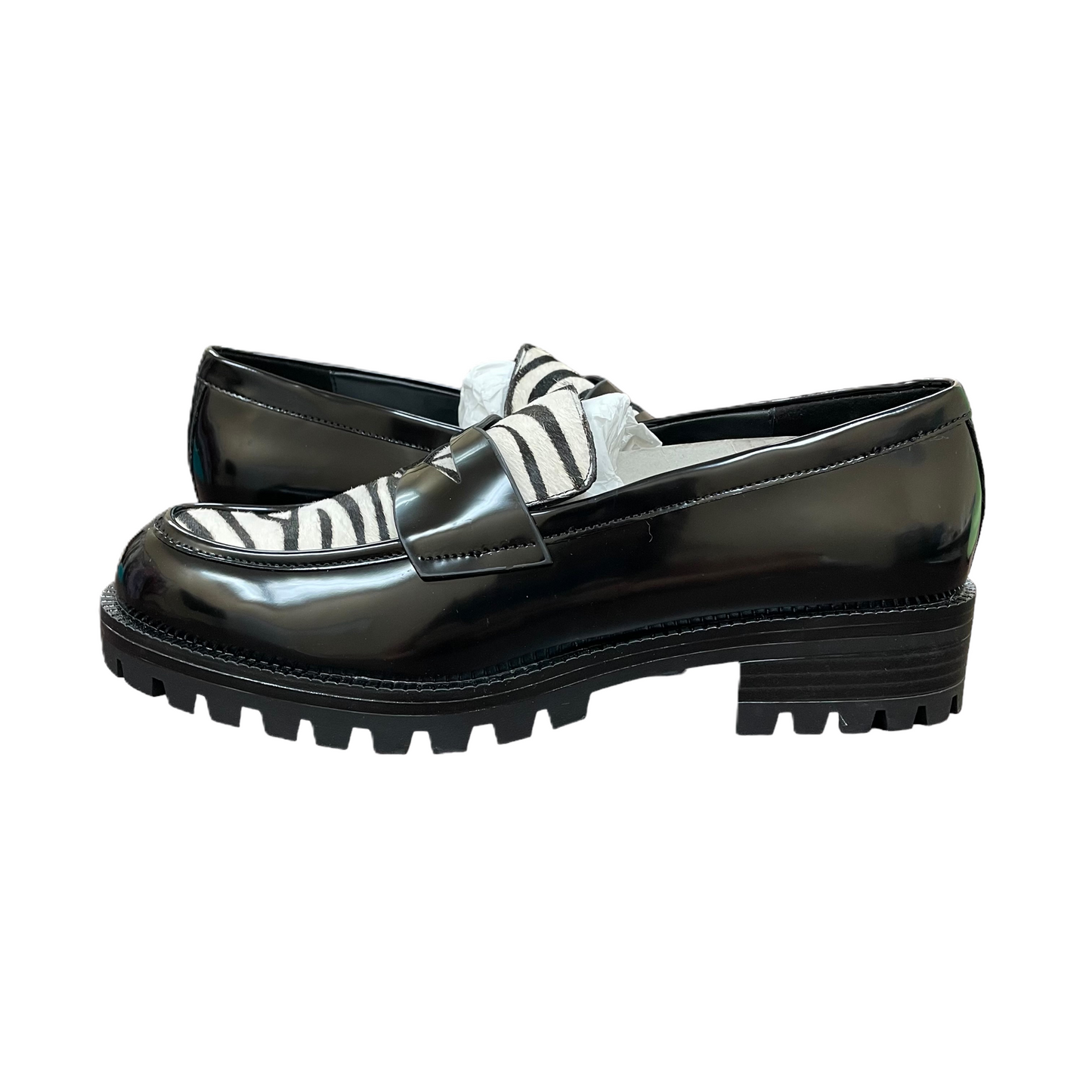 Black Shoes Flats By Zara, Size: 8