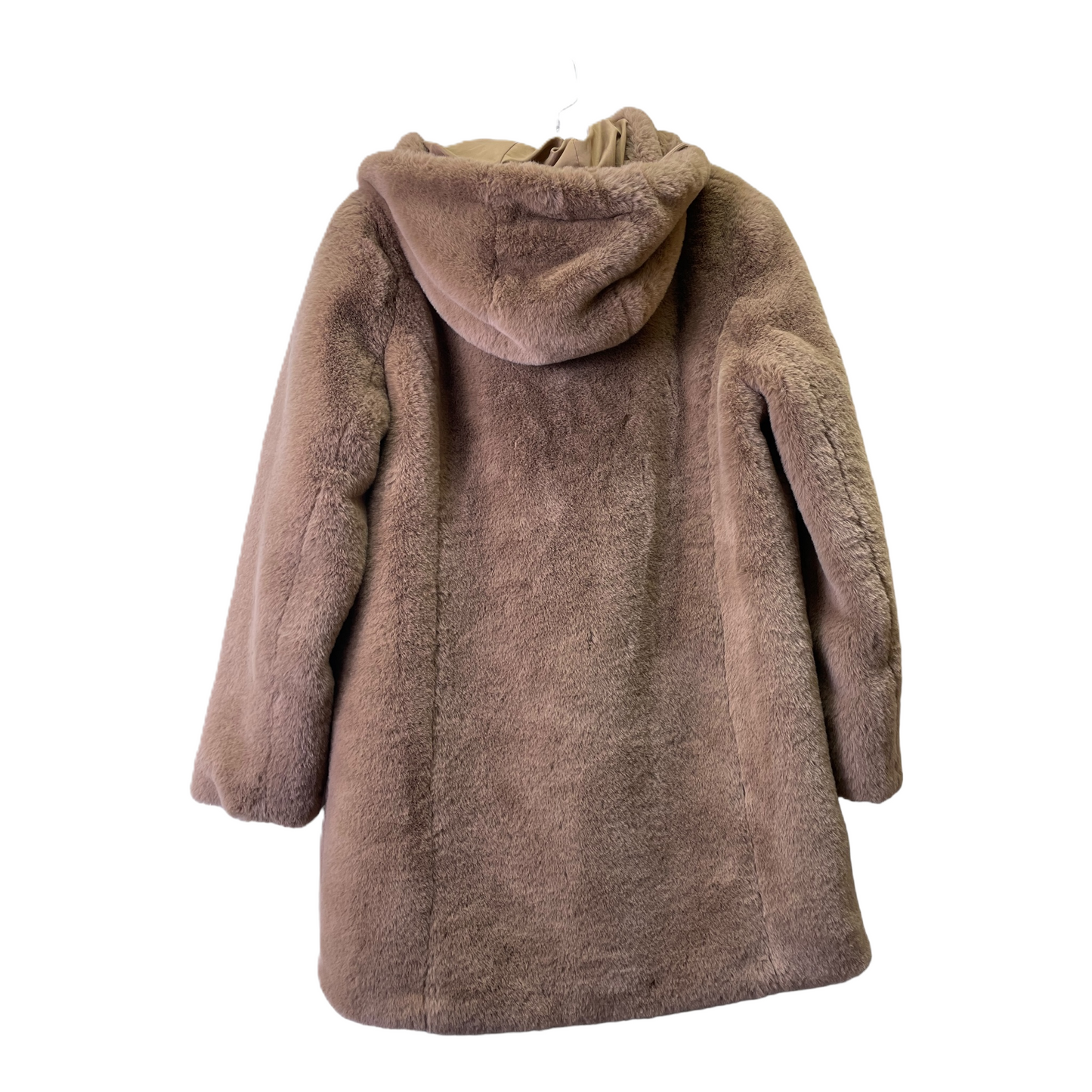 Tan Coat Faux Fur & Sherpa By Rachel Zoe, Size: M